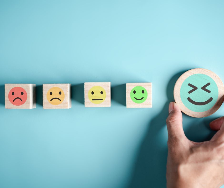 Promoting A Positive Workplace Culture - scale of sad to happy 