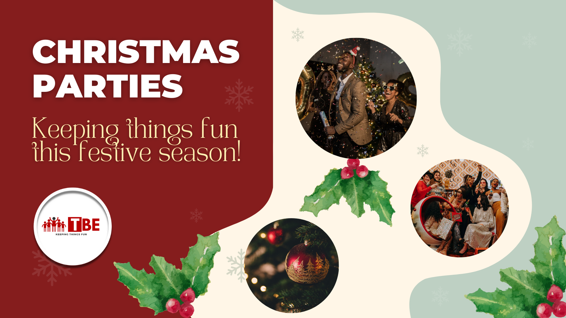 TBE Christmas Brochure 2025 Front Cover