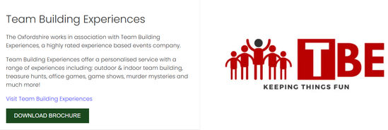 TBE Website Link Example